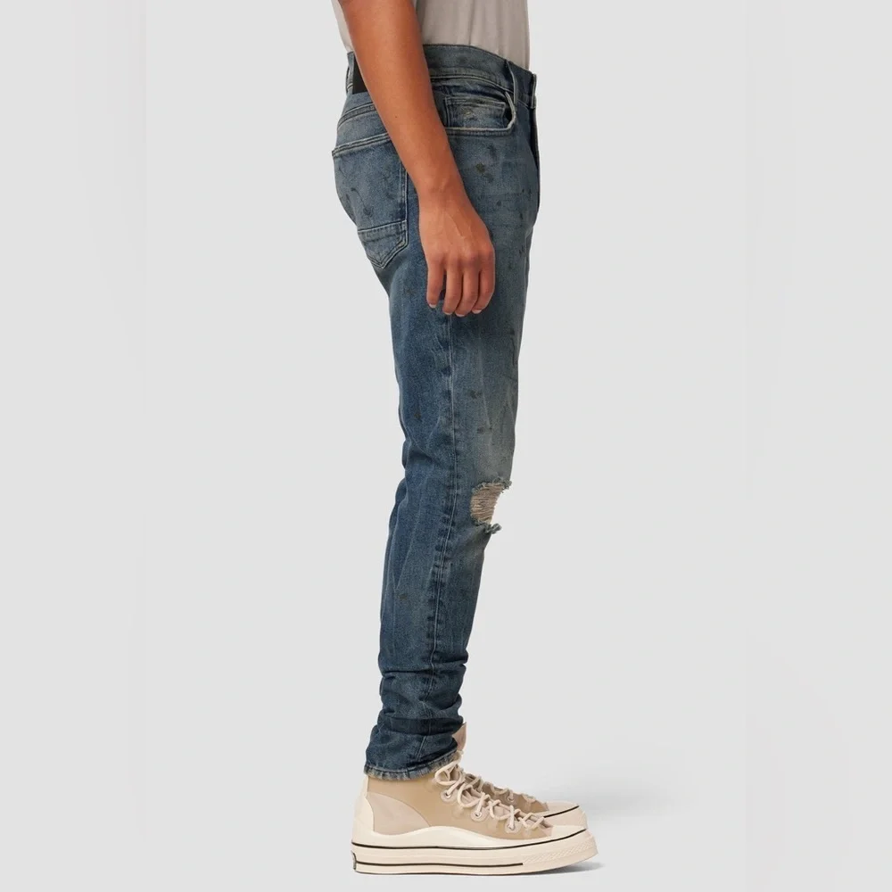 🆕 NWT Hudson Jeans Men’s 33 Zack Fit in Blue (gallery) Denim
